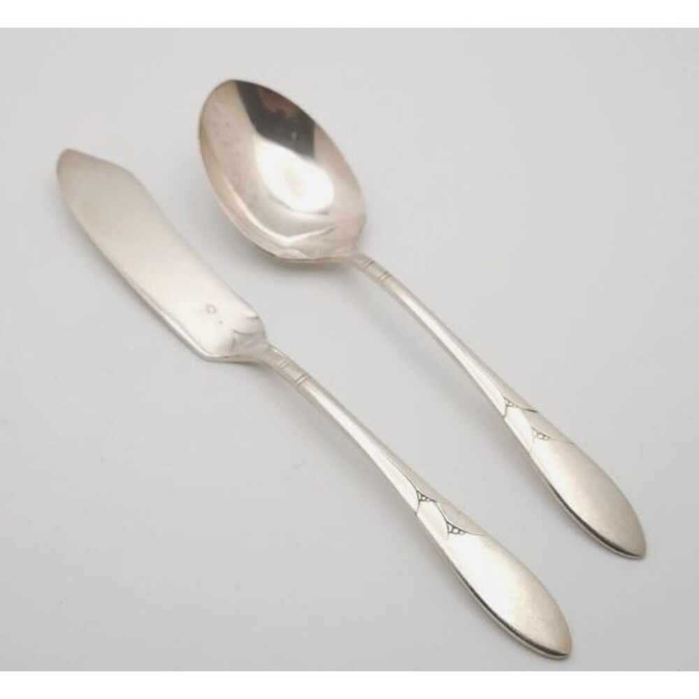Vintage Oneida Community Plate LADY HAMILTON 1932 Sugar Spoon & Butter Knife